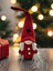 Yılbaşı Cüce Peluş Biblo 36 cm – Kırmızı Kız Noel Cücesi – Dekoratif Peluş (Kod:peluş4) 1