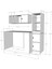 Çocuk/oyun Odası ve Genç Odası Modüler Çalışma Masası Üst Raf Yan Dolap Seti — BEYAZ-NRG-CMS-1018 4