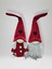 Yılbaşı Cüce Peluş 2’li Set – 36 cm Kırmızı Kız & Erkek – Dekoratif Noel Süsü (Kod:peluş5) 2