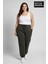 Kadın Büyük Beden Paça Lastikli Iki Iplik Rahat Kalıp Ince Eşofman Altı SPR26BEAK951 1
