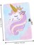 Peluş Tüylü Unicorn Defter 1 Adet Kilitli 4