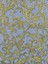 Mavi Gold Damks Desen Italyan Duvar Kağıdı 41668 4
