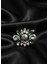 Zümrüt Kraliçe Kristal Çiçek Broş 1