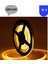 12 Volt 8 mm 480 Ledli Esnek Cob Şerit Sarı Amber Dış Mekan IP68 5 Metre 1