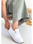 Tone Beyaz Cilt Bağcıklı Spor Ayakkabı 2