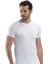 Altunkoza 12'li Paket Erkek 0 Yaka Kısa Kollu Atlet Beyaz 14203 1
