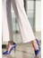 Jilya Mavi Cilt Stiletto Ayakkabı 10