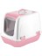 Mikopet Küçük Kapalı Kedi Tuvaleti Pembe ( Lisinya ) 1
