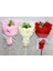El Örgüsü Kalp Çiçeği Buketi ( Lisinya ) 1