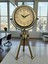 Zentime Eskitme Vintage Üç Ayaklı Masa Saati 5