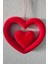 Strafor Kalp Figürlü Dekoratif Süs 25 cm 1