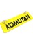Komutan Yazılı Sarı Dekor Plaka Vantuzlu Cam Süsü 22X7.5CM Kmt2 1