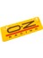 O.z Racing Sarı Dekor Plaka Vantuzlu Cam Süsü 22X7.5CM 1
