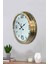 Zentime 40 cm Gold Lüks Duvar Saati 3