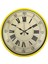 Zentime 36 cm Sarı Dekoratif Duvar Saati 2