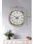 Zentime 40 cm Gold Lüks Dekoratif Duvar Saati 5