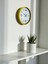 Zentime 36 cm Sarı Dekoratif Duvar Saati 3