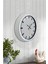 Zentime 40 cm Beyaz Klasik Duvar Saati 4