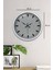 Zentime 40 cm Beyaz Klasik Duvar Saati 5