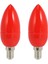 2x LED Mum Işık Şamlı Ampuller Kırmızı Fal Lambası Tanrı Işıkları Enerji Tasarruf Mum Işıkları E14 (Yurt Dışından) 1