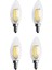 4x Dimmable E12 6W Cob Cob Edison Mum Flame Filament LED Ampul Lambası 10X3 5cm (Yurt Dışından) 1