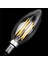 4x Dimmable E12 6W Cob Cob Edison Mum Flame Filament LED Ampul Lambası 10X3 5cm (Yurt Dışından) 5