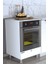 Ankastre Dolabı Beyaz Suntalam Fırın Dolabı 60 cm Ölçülerde Modern Tasarım 5