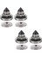 4 Pcs 28X25MM Hoparlörler Ayak Ayak Padü Saf Bakır Hoparlör Kutusu Çiviler Koni Zemin Ayağı Çivi Siyah (Yurt Dışından) 1