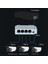 4pcs 4 Bağlantı Noktası 1 Ila 3 Bağlantı Noktası Poe Extive Pasif Basamaklı IEEE802.3AF Ip Şanzıman Tekrarlayıcı Anahtarı Için 100 Mbs Nvr Ip (Yurt Dışından) 4