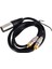 1 Xlr Erkek - 2 Rca Erkek Fiş Stereo Ses Kablo Konnektörü Y Mikrofon Karıştırma Konsolu Amplifikatörü (1.5m) (Yurt Dışından) 1