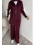 Tesettür Fermuarlı Kapüşonlu Tunik Pantolon Ikili Takım P-00019755 4
