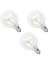 3pcs G40 LED Yedek Ampuller E12 Vidalı Taban Kırpılmaz LED Globe Ampulleri Güneş Dize Işıkları Için Sıcak Beyaz (Yurt Dışından) 3