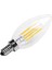2x Dimmable E12 4W Cob Cob Edison Mum Flame Filament LED Ampul Lambası 10 x 3 5cm (Yurt Dışından) 3