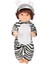 Bebelou Hayvan Kostümlü Bebek 40 cm – Zebra Veya Leopar Kostümlü Büyük Bebek Figürü 2