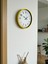 Zentime 36 cm Sarı Dekoratif Duvar Saati 3