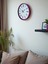 Zentime 36 cm Pembe Dekoratif Duvar Saati 4