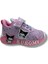 Kuromi 725-26 Simli Parlak Deri Anatomik Kız Sneaker Çocuk Lila Pembe 22-25 2