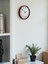 Zentime 36 cm Kırmızı Dekoratif Duvar Saati 4