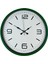 Zentime 36 cm Yeşil Dekoratif Duvar Saati 2
