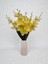 Dekoratif Zarif Sarı Yapay Orkide Demeti 1