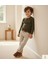 Minibohe Erkek Bebek & Çocuk Çizgili Pantolon Stone 4