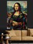Mona Lisa Pop-Art Versiyonu Dekoratif Kanvas - Mdf Ahşap Tablo 1