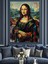 Mona Lisa Pop-Art Versiyonu Dekoratif Kanvas - Mdf Ahşap Tablo 2