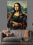 Mona Lisa Pop-Art Versiyonu Dekoratif Kanvas - Mdf Ahşap Tablo 4