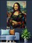 Mona Lisa Pop-Art Versiyonu Dekoratif Kanvas - Mdf Ahşap Tablo 5