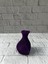 Kalpli Mor Mini Vazo 5 cm Dekoratif Masa Üstü Aksesuar 3
