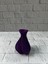 Kalpli Mor Mini Vazo 5 cm Dekoratif Masa Üstü Aksesuar 5