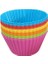 12'li Silikon Muffin Kalıbı Seti Yapışmaz & Esnek Fırına Dayanıklı Cupcake ve Kek Kalıpları, 6 Renk 3