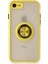 iPhone 7 Kılıf Montreal Yüzüklü Silikon Kapak - SARI-(5796) - EC001Z-5762M4 1