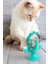 ® Vantuzlu Zilli Interaktif Dönebilen Mama Kaplı Renkli Eğlenceli Eğitici Kedi Oyuncağı 8